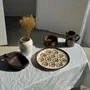 Platter and bowls - Large circular dish with compartments for shellfish crustaceans - OFFICE OBJETS