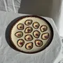 Platter and bowls - Large circular dish with compartments for shellfish crustaceans - OFFICE OBJETS