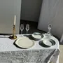 Plats et saladiers - Grand plat à tarte en faïence de Gien Quimper liseré doré D35 - OFFICE OBJETS