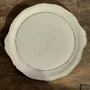 Plats et saladiers - Grand plat à tarte en faïence de Gien Quimper liseré doré D35 - OFFICE OBJETS