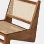 Armchairs - Lazy armchair in teak and natural cane - DESIGN TRIP