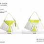 Sacs et cabas - DIANA III CLUTCH White & Lemon - NATTANUN DESIGN