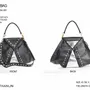 Sacs et cabas - DIANA 1st BAG Black & Silver - NATTANUN DESIGN