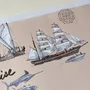 Poster - French Polynesia — Art print 60 × 40 cm - MARGUERITE LECOINTRE