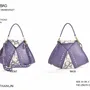 Sacs et cabas - DIANA 1st BAG White Snake & Violet - NATTANUN DESIGN