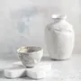 Decorative objects - The Marble Pan Coaster - BAZAR BIZAR LIVING