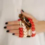 Bracelets - Bracelet GAGA - Only Beige & Maxi Noeud Léopard - GAGARÇONS