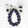 Bracelets - BRACELET GAGA - NOIR & MAXI NOEUD À POIS - GAGARÇONS