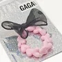 Bracelets - BRACELET GAGA - NOIR & MAXI NOEUD À POIS - GAGARÇONS