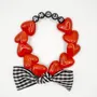 Bracelets - Bracelet GAGA - Maxi Rouge & Noeud vichy - GAGARÇONS
