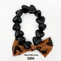Bracelets - Bracelet GAGA - Only Beige & Maxi Noeud Léopard - GAGARÇONS