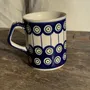 Mugs - Blue glazed stoneware mug from Bolesławiec H9.5 D11 - OFFICE OBJETS