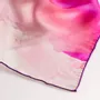 Foulards et écharpes - Pink Ripples Foulard en soie | 90x90 cm - ELCIELA