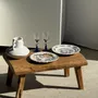Formal plates - Antique earthenware plate decorated with a blue landscape D24.5 - OFFICE OBJETS