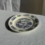 Formal plates - Antique earthenware plate decorated with a blue landscape D24.5 - OFFICE OBJETS