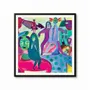 Pièces uniques - The Carnival Art Mural | 100x100 cm - ELCIELA