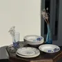 Assiettes au quotidien - Assiette décorative à motif de fleurs bleues D25 - OFFICE OBJETS