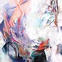 Pièces uniques - The Black Rooster Art Mural | 90x140 cm - ELCIELA