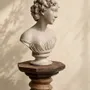 Outdoor decorative accessories - ROSA I – Contemporary Ceramic Decorative Bust - CERAMIC FACTORY
