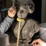 Outdoor decorative accessories - ROSA I – Contemporary Ceramic Decorative Bust - CERAMIC FACTORY
