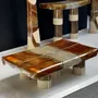 Ceramic - STONEWARE COFFEE TABLE - ROMA COLLECTION - DI VINCENZO POUJOULA