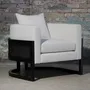 Lounge chairs for hospitalities & contracts - Julius Armchair Frame Limed Oak & Natural Cane, Seat Fabric COM/COL - DUISTT
