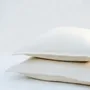 Fabric cushions - NO-MAD Prakrit Cushion Cover in Cotton Jute with Embroidery - NO-MAD