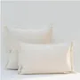 Fabric cushions - NO-MAD Prerit Cushion Cover in Cotton Jute with Hand-Frayed Edges - NO-MAD