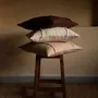 Fabric cushions - NO-MAD Pranit Cushion Cover in Cotton Jute with Minimal Surface Detail - NO-MAD