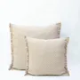 Fabric cushions - NO-MAD Bunai Cushion Covers in Structured Woven Cotton - NO-MAD