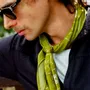 Foulards et écharpes - Diamonds in Verdant Bohemian Style Bandana - SOHO SCARVES