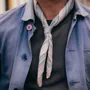 Foulards et écharpes - Silk Neckerchief Islington Mint - SOHO SCARVES