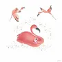 Affiches - Affiche La Famille Flamants Roses - POP ET SES FRÈRES