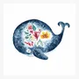 Poster - Poster - La Baleine et les Fleurs - POP ET SES FRÈRES