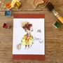 Carterie - Carte Postale Noël - Le Tangue et Le Cadeau - POP ET SES FRÈRES