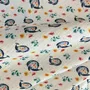 Tissus - Tissu Double Gaze de Coton - La Baleine et les Fleurs - POP ET SES FRÈRES