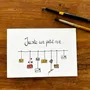 Carterie - Carte Postale Juste Un Petit Mot - POP ET SES FRÈRES