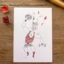 Carterie - Carte Postale - Monsieur Muscles - POP ET SES FRÈRES