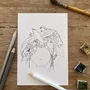 Carterie - Carte Postale Réunion - Chevelure d'Oiseaux - POP ET SES FRÈRES