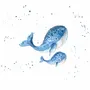 Affiches - Affiche - Les Baleines Bleues - POP ET SES FRÈRES