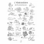 Children's decorative items - Poster alphabet - Plastifiée À Colorier - POP ET SES FRÈRES