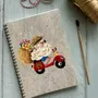 Papeterie - Carnet de Notes Le Père Noël À Scooter - POP ET SES FRÈRES