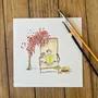 Affiches - Petite Affiche Lecture Sous Le Bougainvillier - POP ET SES FRÈRES