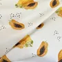 Tissus - Tissu Coton Oeko Tex - Les Grandes Papayes - POP ET SES FRÈRES