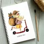 Stationery - Notebook - Le Père Noël À Trotinette - POP ET SES FRÈRES