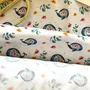 Fabrics - Cotton fabric Oeko Tex - La Baleine et les Fleurs - POP ET SES FRÈRES