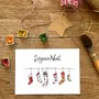 Carterie - Carte Postale Noël - Les Chaussettes - POP ET SES FRÈRES