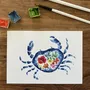Card shop - Postcard Le Crabe Fleurs - POP ET SES FRÈRES