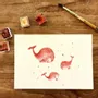 Card shop - Postcard - Les Baleines Roses - POP ET SES FRÈRES