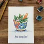 Carterie - Carte Postale Merci Pour le Diner - POP ET SES FRÈRES